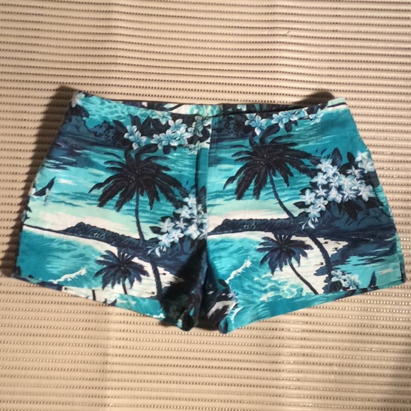 Express shorts tropical print size 5/6 - Picture 1 of 3